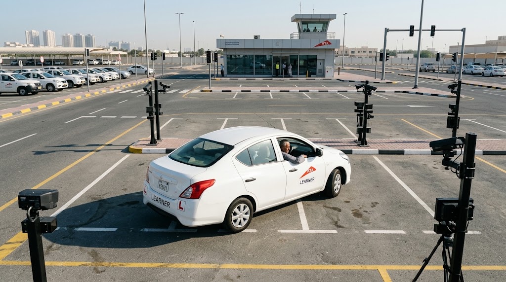 Dubai's New Driving Test Can Track Your Car to Within 2cm and Score You Without a Human Examiner